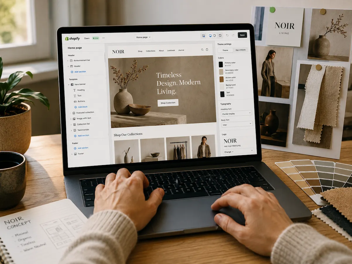Custom Shopify theme design