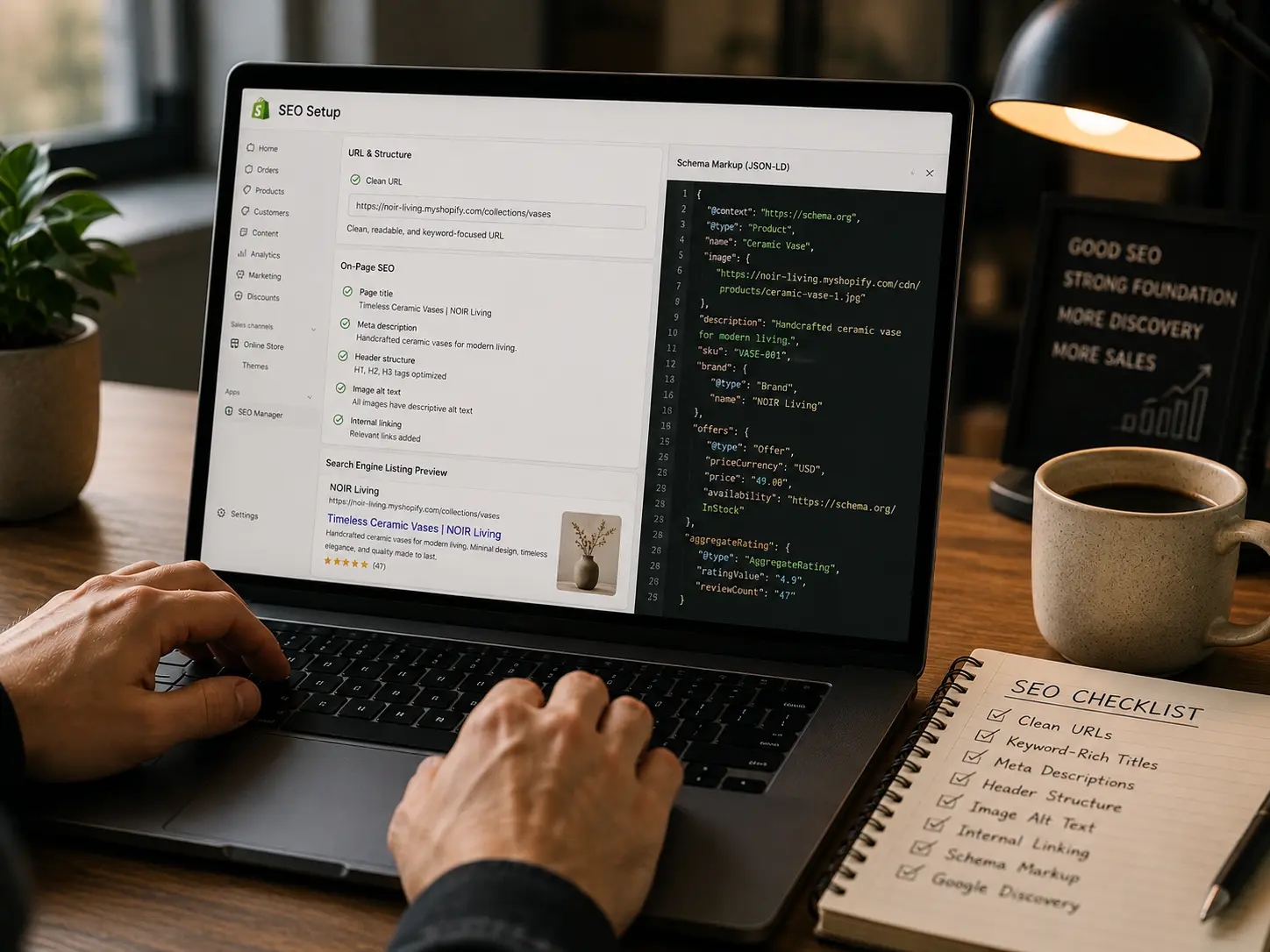 Shopify SEO setup
