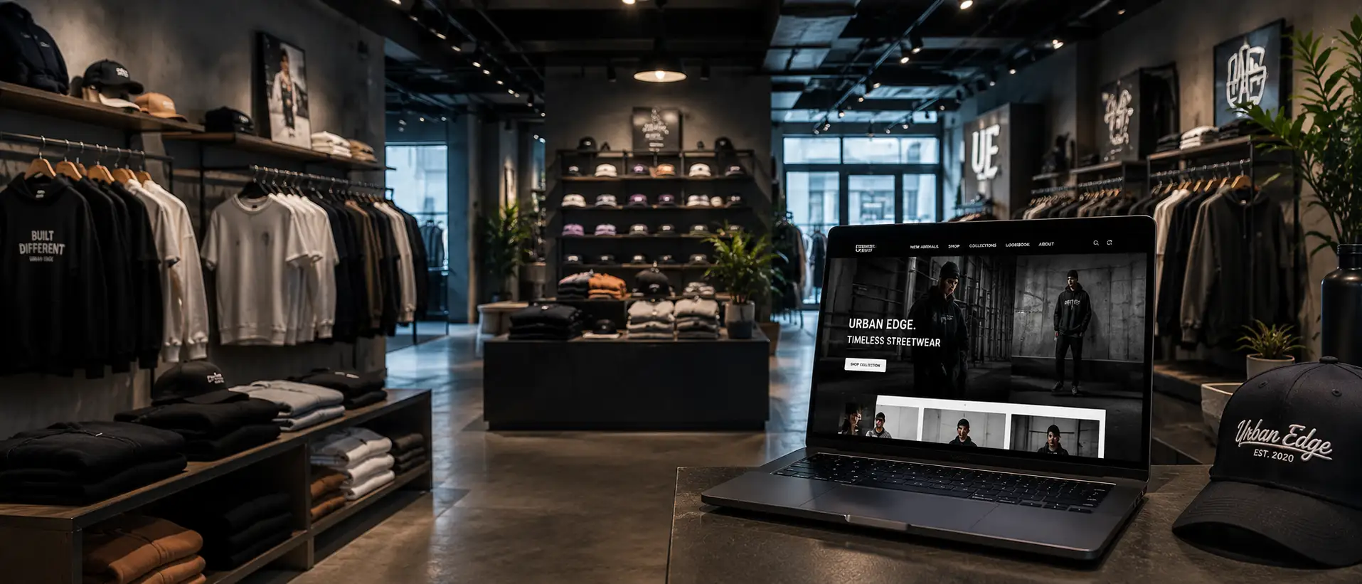 Shopify apparel store project