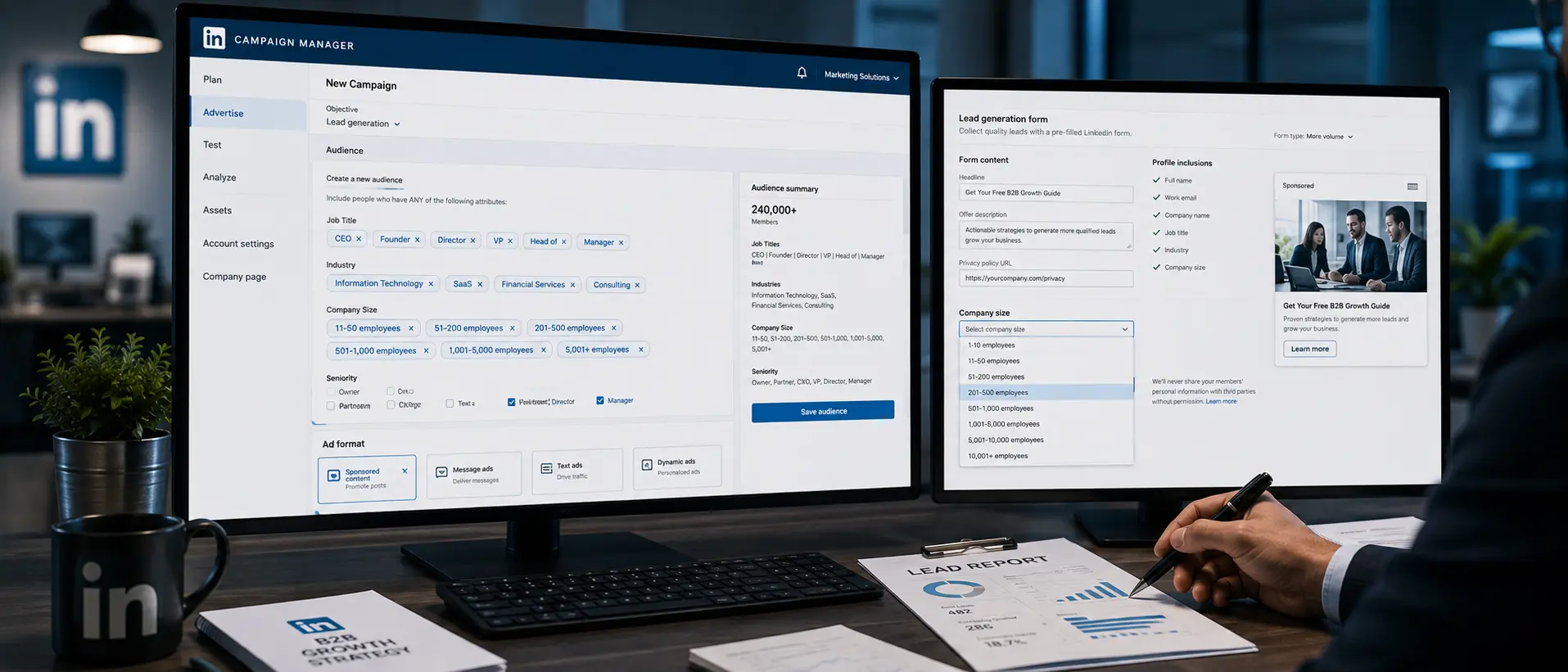 LinkedIn Ads Management